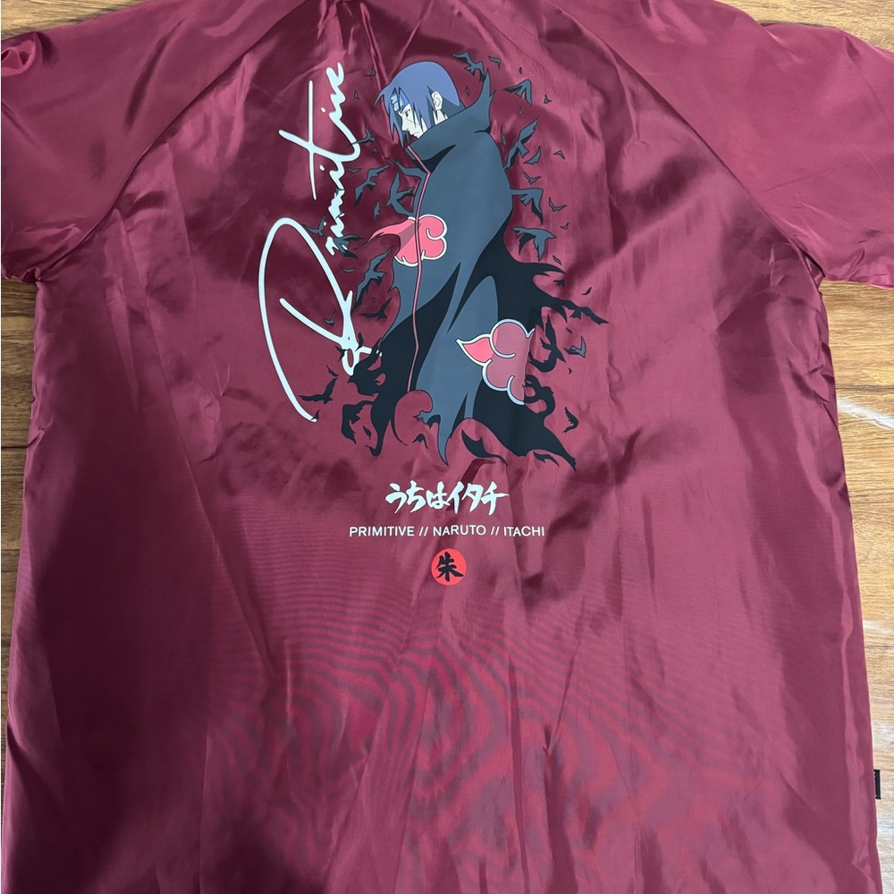 Primitive x Naruto Itachi Burgundy Jacket